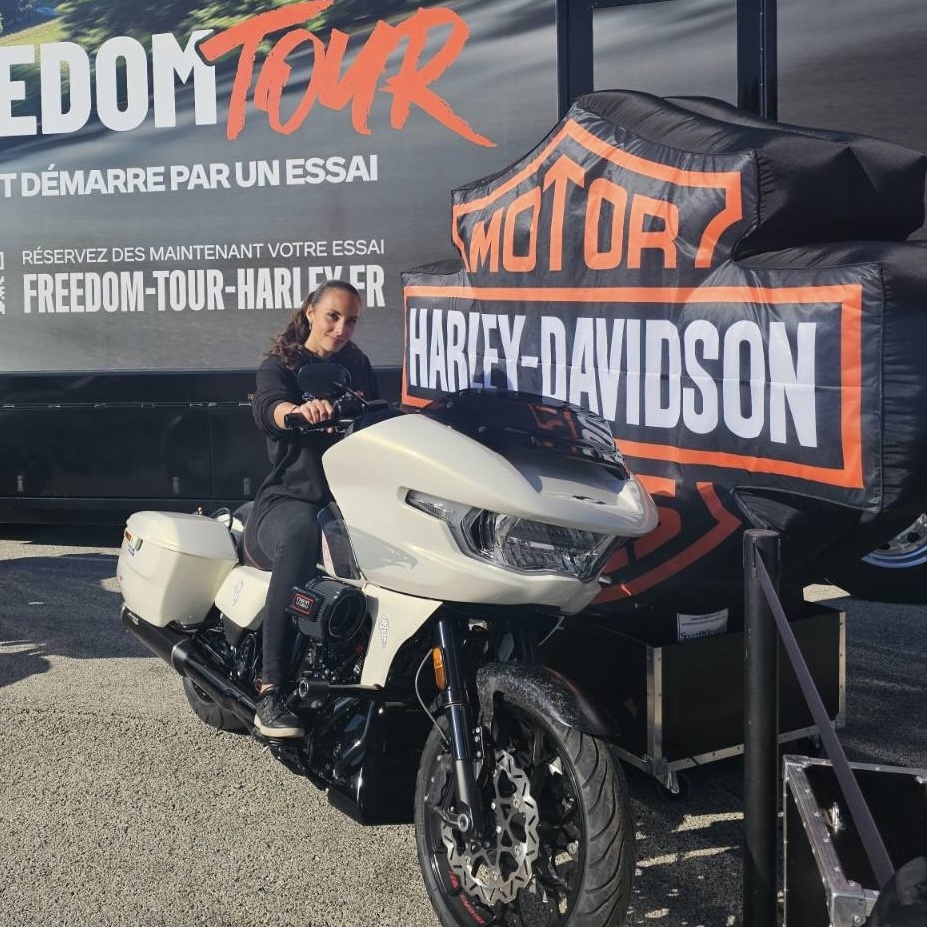 Animation et accueil événementiel lors du Sunday Rise pour la marque Harley Davidson